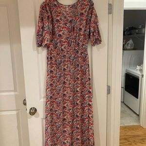 Anthropologie maxi dress